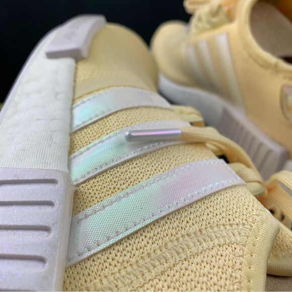 Adidas NMD R1 Yellow Iridescent Size 10.5 Women's - Picture 3 of 12